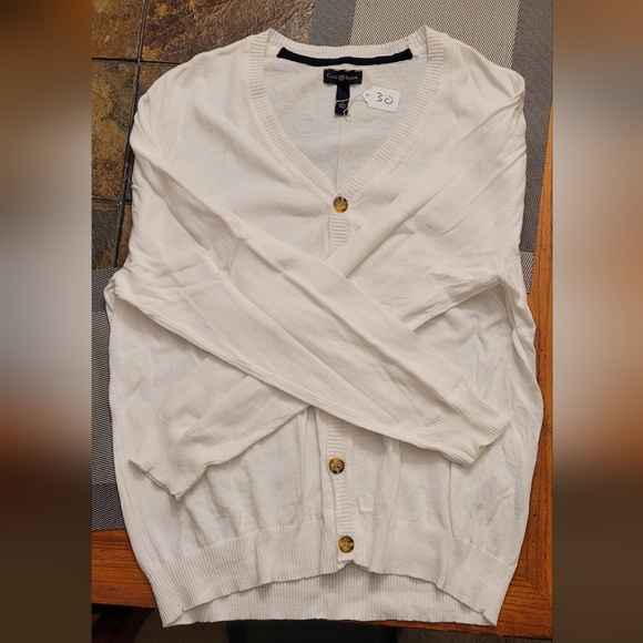 Club Room Cardigan Sweater - Picture 2 of 2